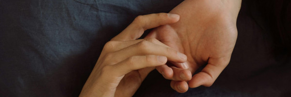 hands touching